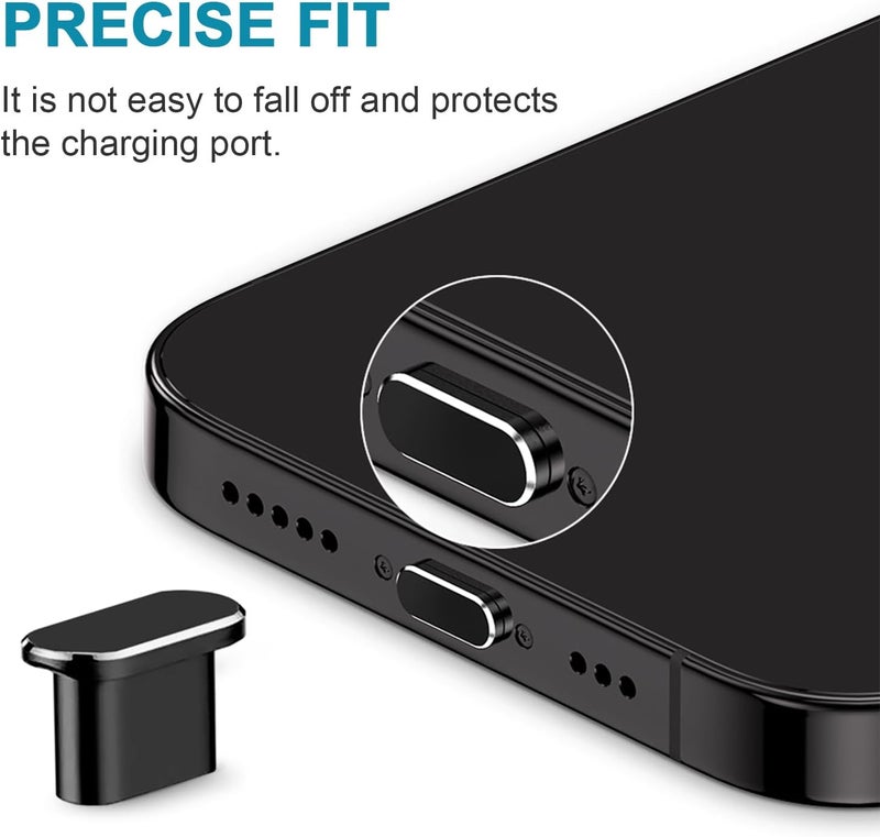 Goweewon USB C Dust Plug, USB C Port Plug Cover Compatible with iPhone 17, Ari,17 Pro,17 Pro Max, iPhone 16/15 (Pro, Plus, Pro Max) Galaxy S24–S8, iPad & Type-C Devices Charging Port Protector Dust Cover - Image 3